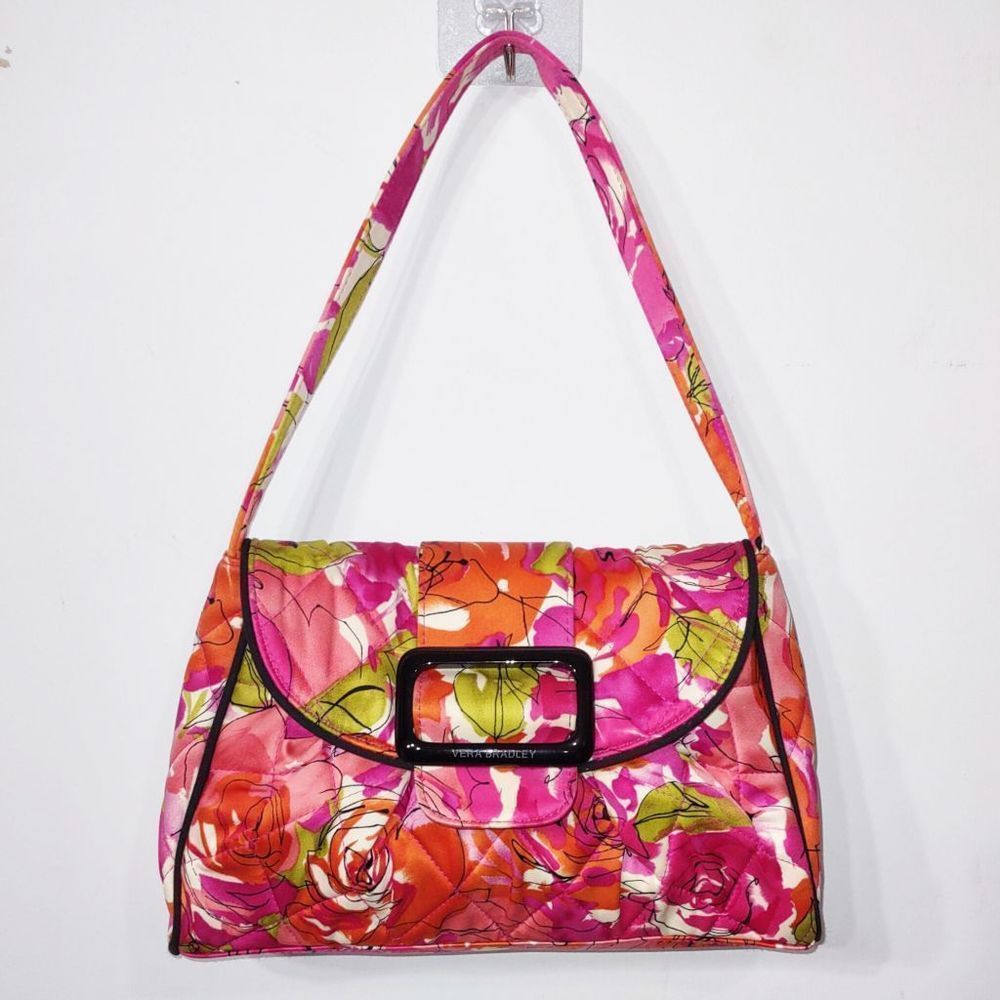 Vera Bradley Rare ELEANOR ROSE Classic Handbag